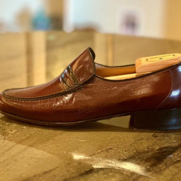 Men\'s Bruno Magli Leather Loafer Size 9.5 Medium main image 4